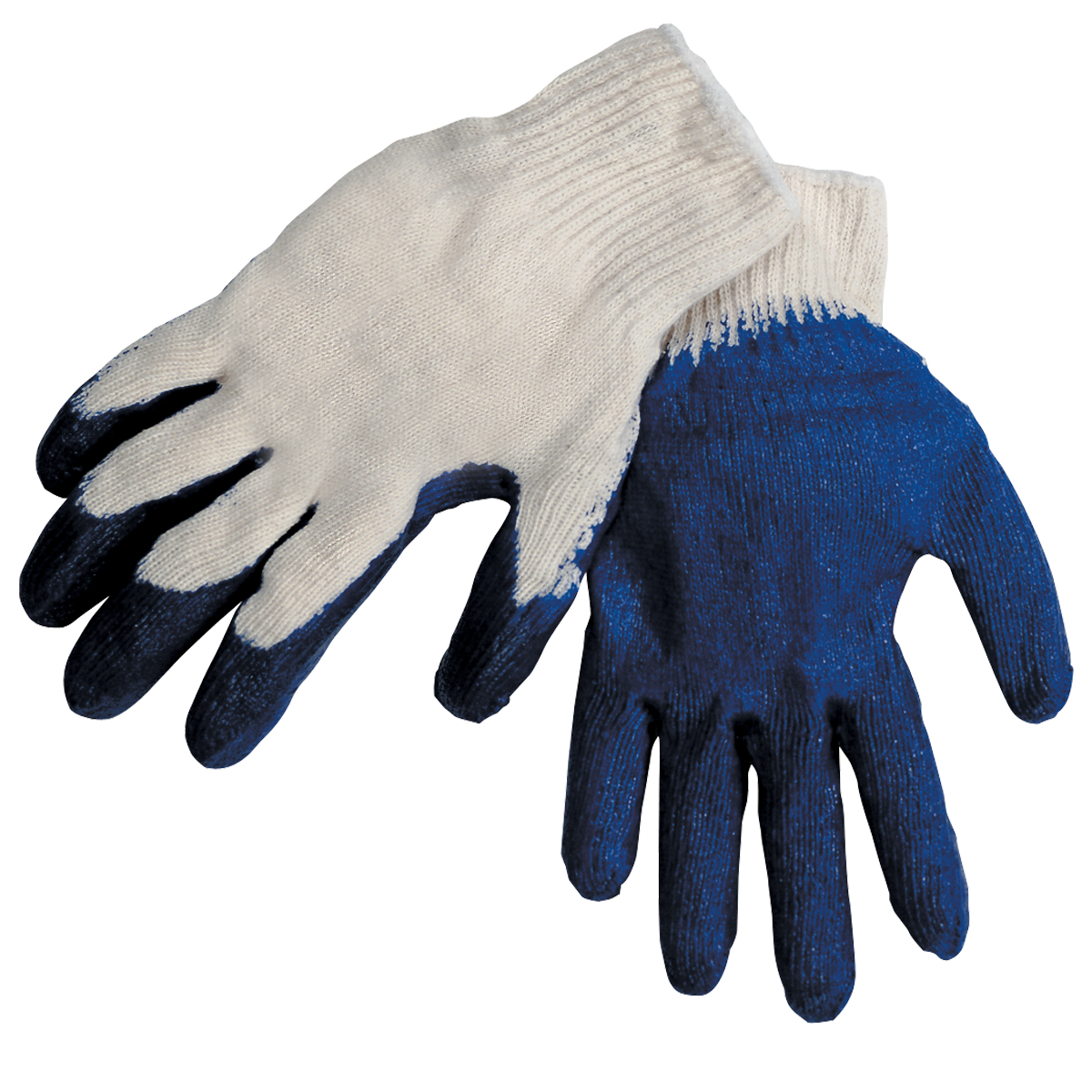 ECONOMYLATEX COATED -- COTTON/POLY STRING KNIT SYNTHETIC GLOVES